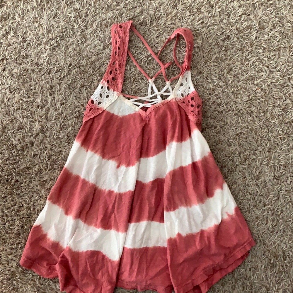 Flowy tank top barley worn